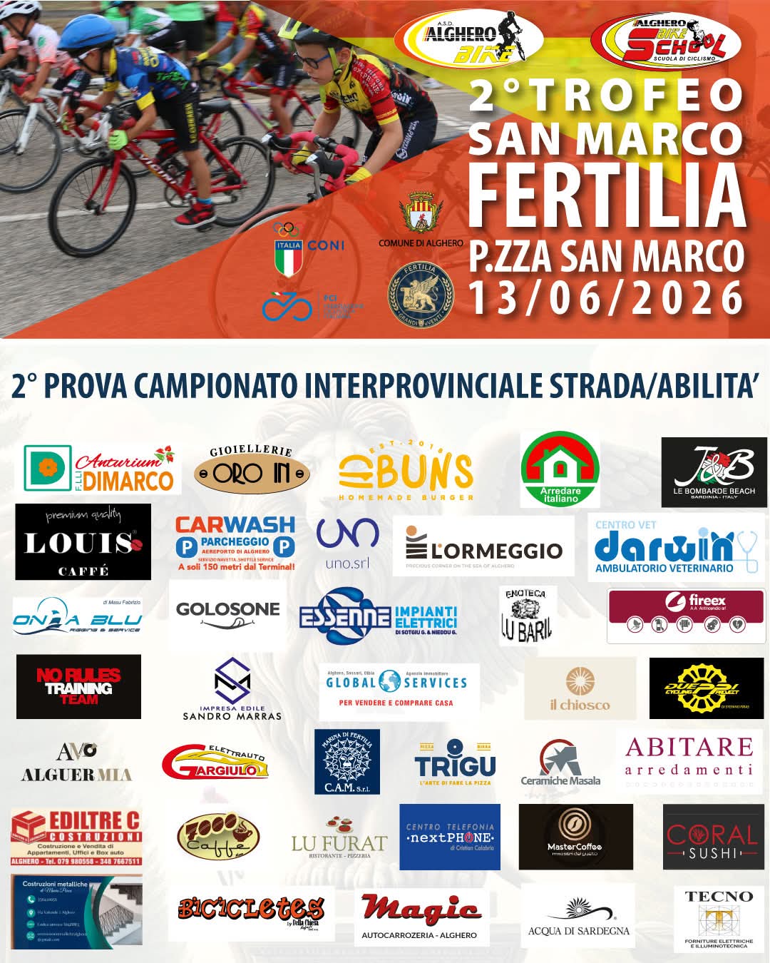 2° Trofeo San Marco - Fertilia 13-giugno-2026